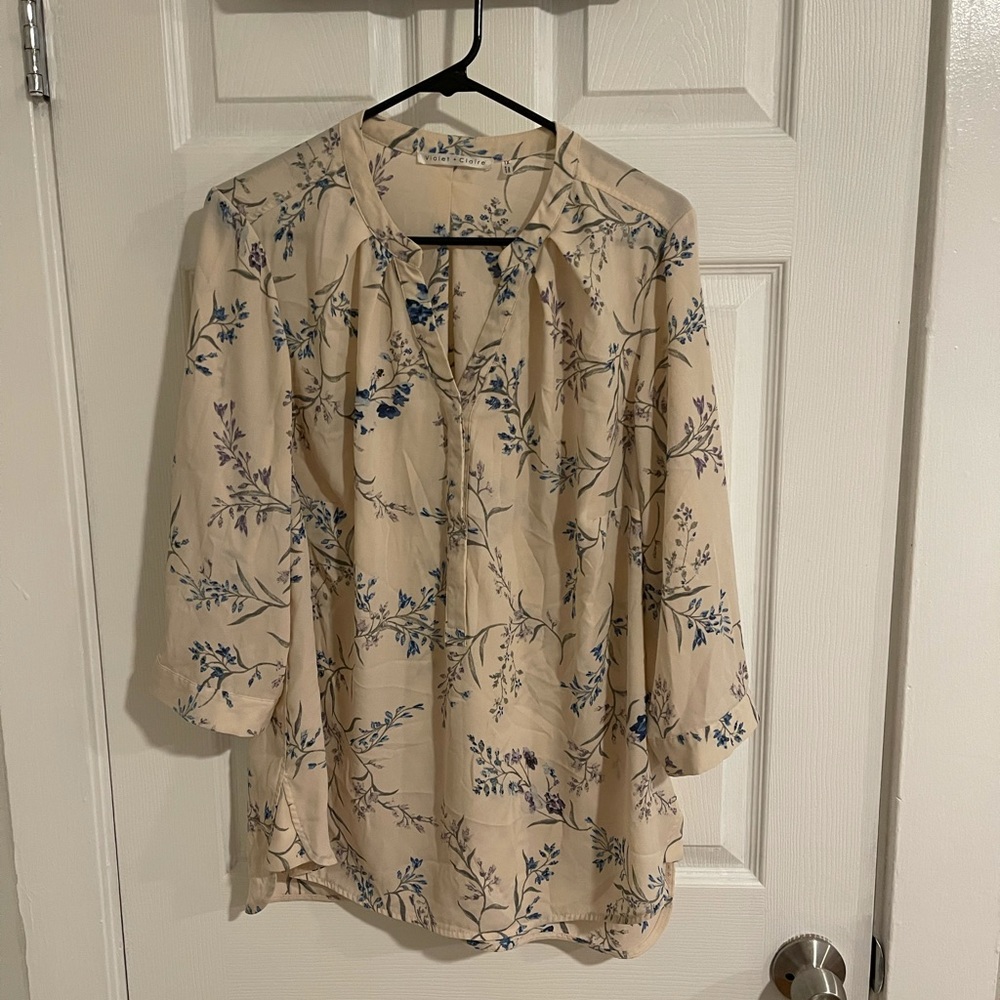 Floral blosue